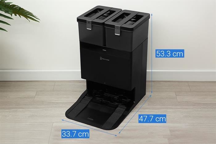 Robot hút bụi lau nhà Ecovacs Deebot T50 Pro Omni - Trắng/Đen